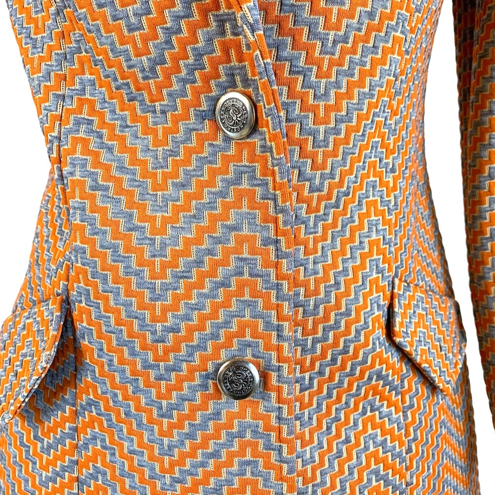 Vintage Tan Herringbone Pantsuit - Picture 2 of 6